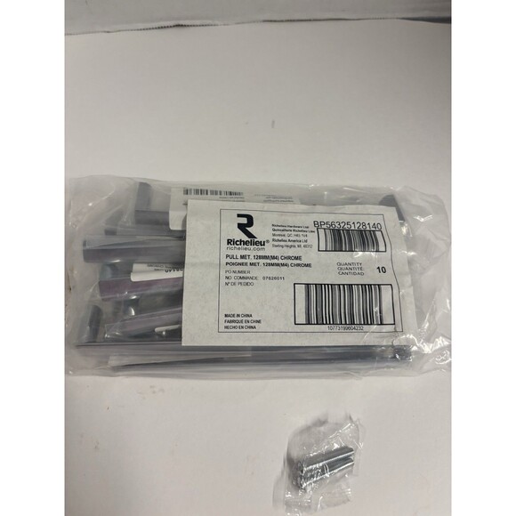 Richelieu Cabinet Pulls Chrome Lot of 10 - Picture 7 of 7